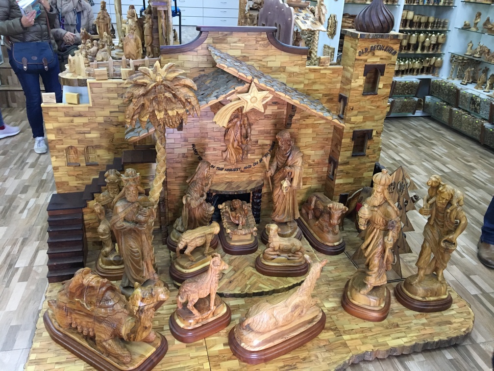 Holzschnitzereien in Bethlehem