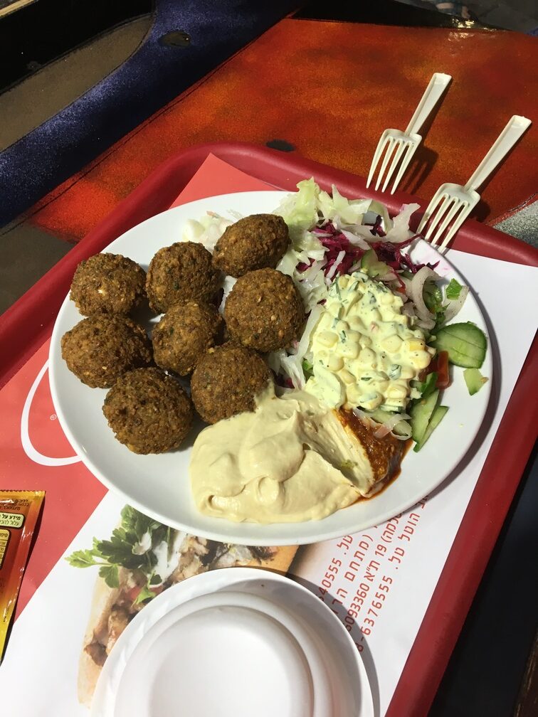 Falafel Menü in Israel