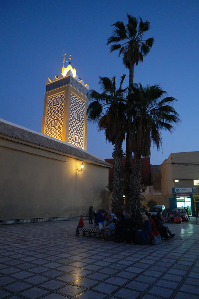 Große Moschee von Taroudant bei Nacht
