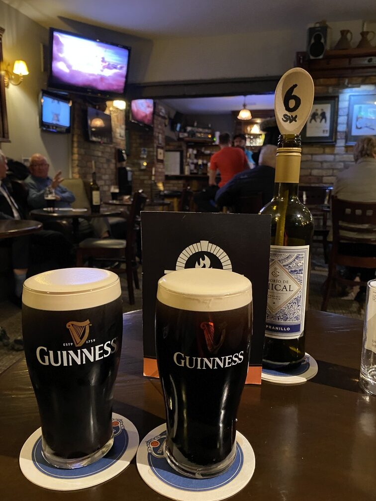 Guiness Bier im Irish Pub