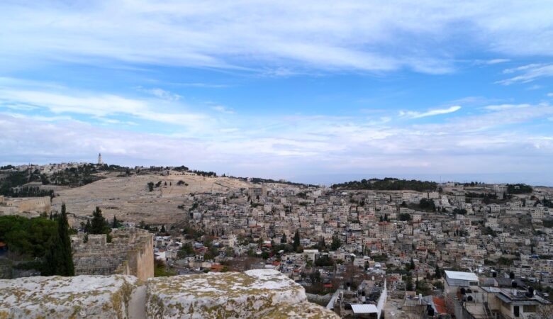 Ausblick auf Jerusalem vom Ramparts Walk