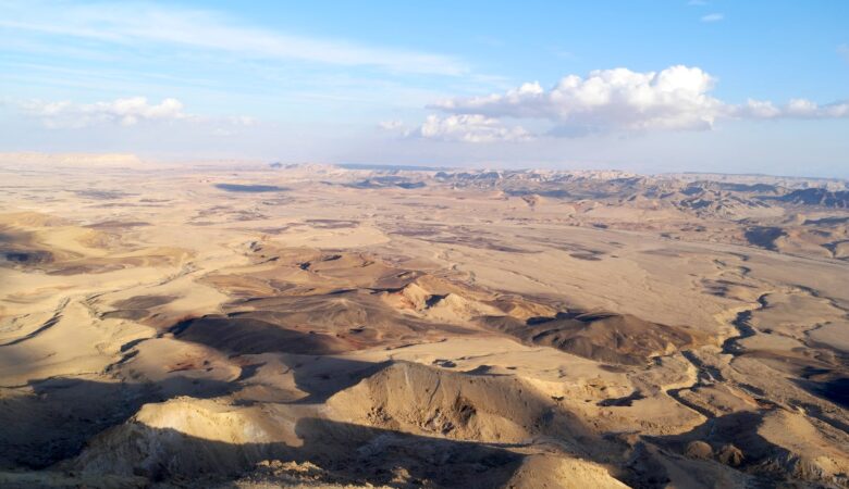 Aussicht auf den Ramon Krater in der Negev Wüste