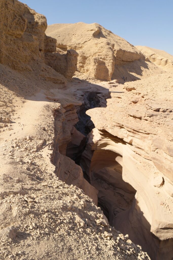 Red Canyon bei Eilat, oberer Rillen