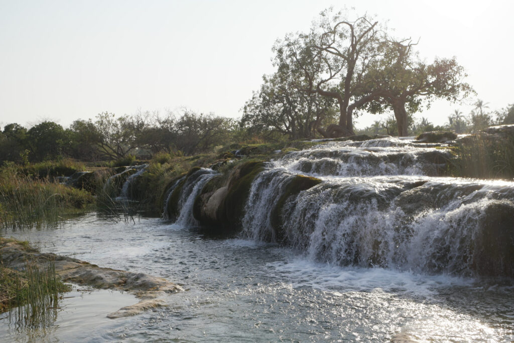 Wasserfall beim Wadi Darbat