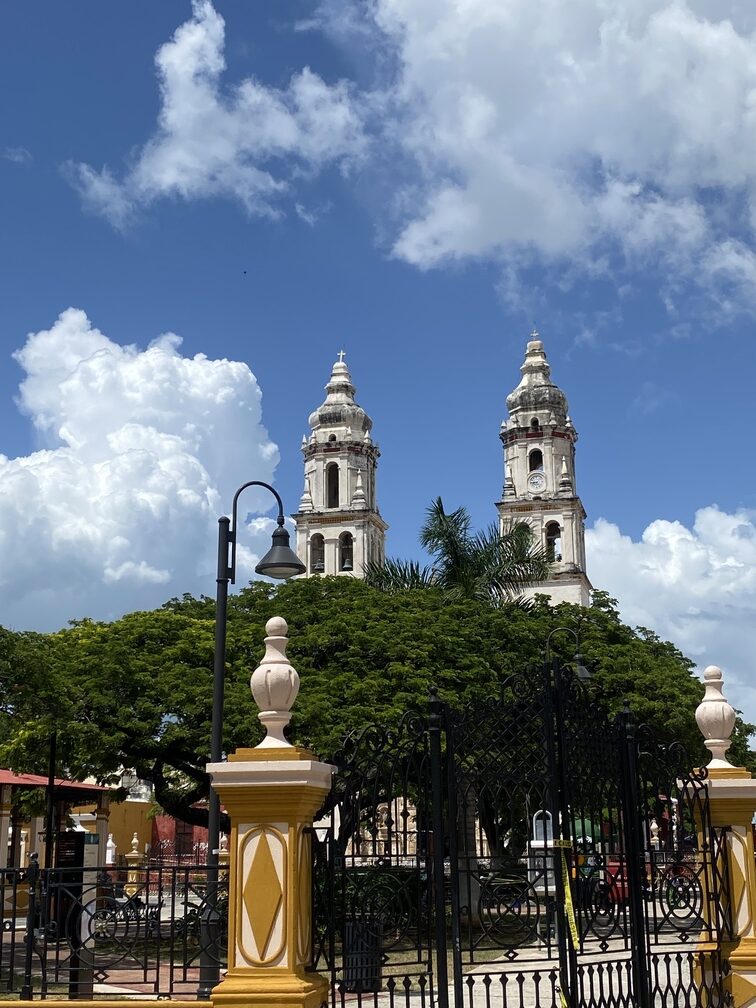 Campeche Plaza und Kathedrale