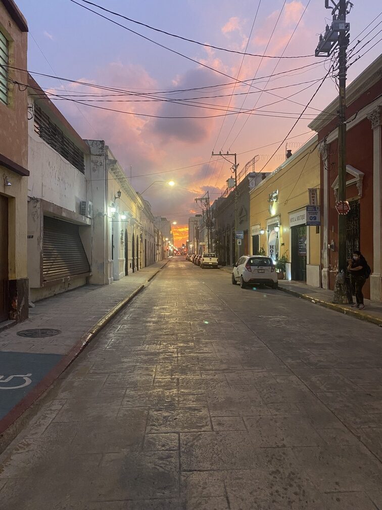 Sonnenuntergang in Mérida