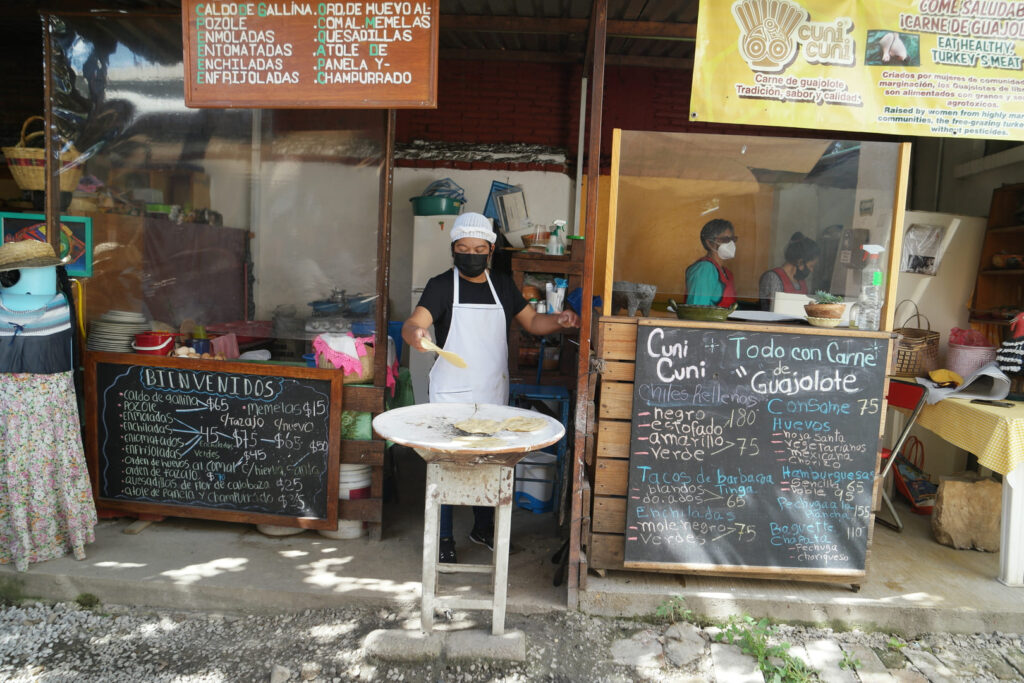 Street Food Stand in Oaxaca