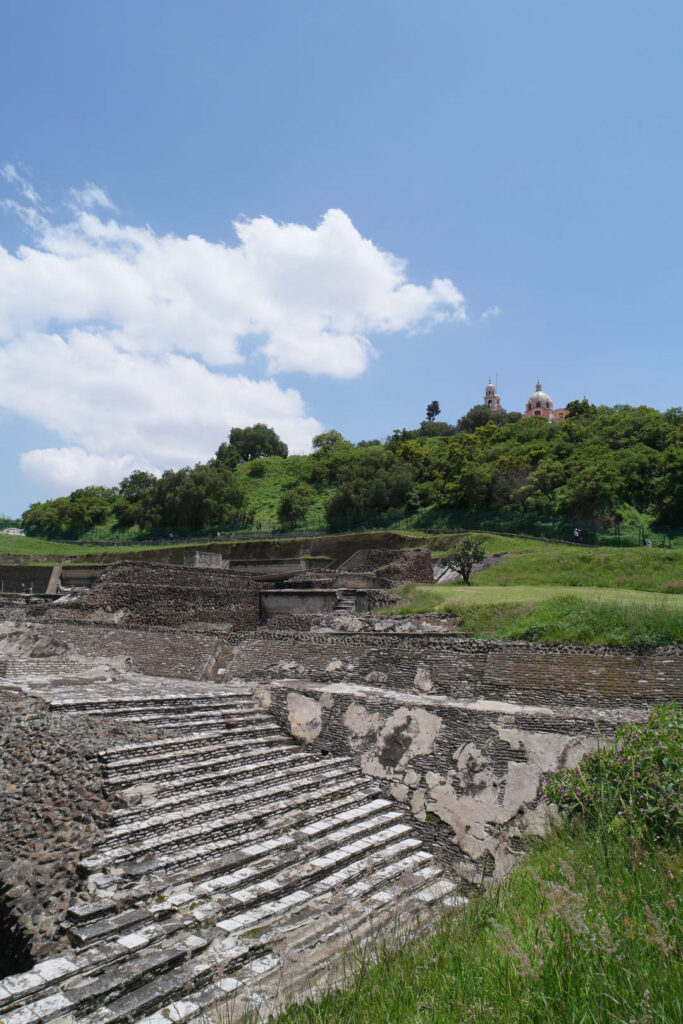 Ausgrabungsstätte Cholula mit Ruinen