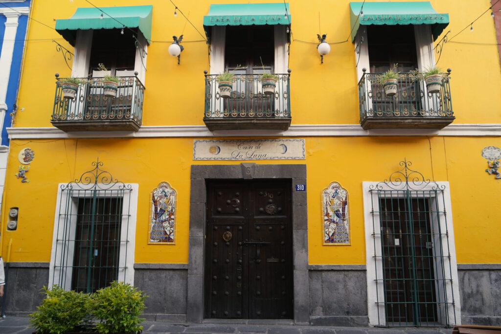 Gelbes Gebäude von Puebla