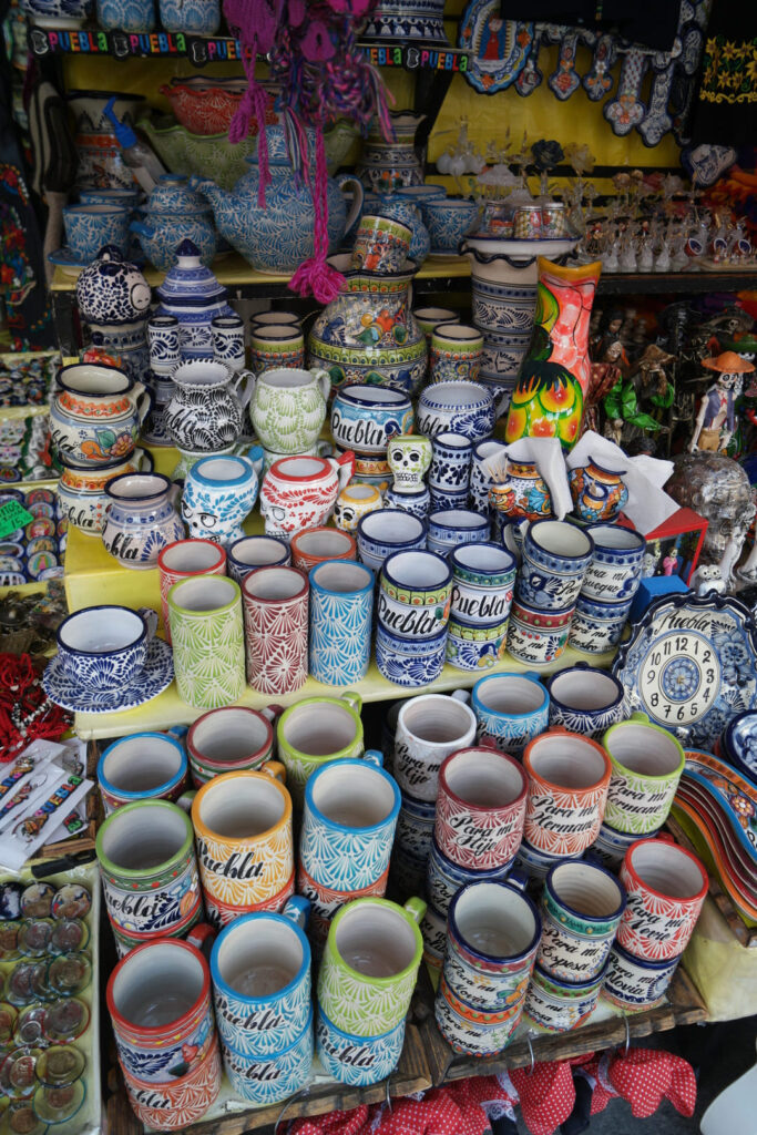 Talavera-Keramik in Puebla