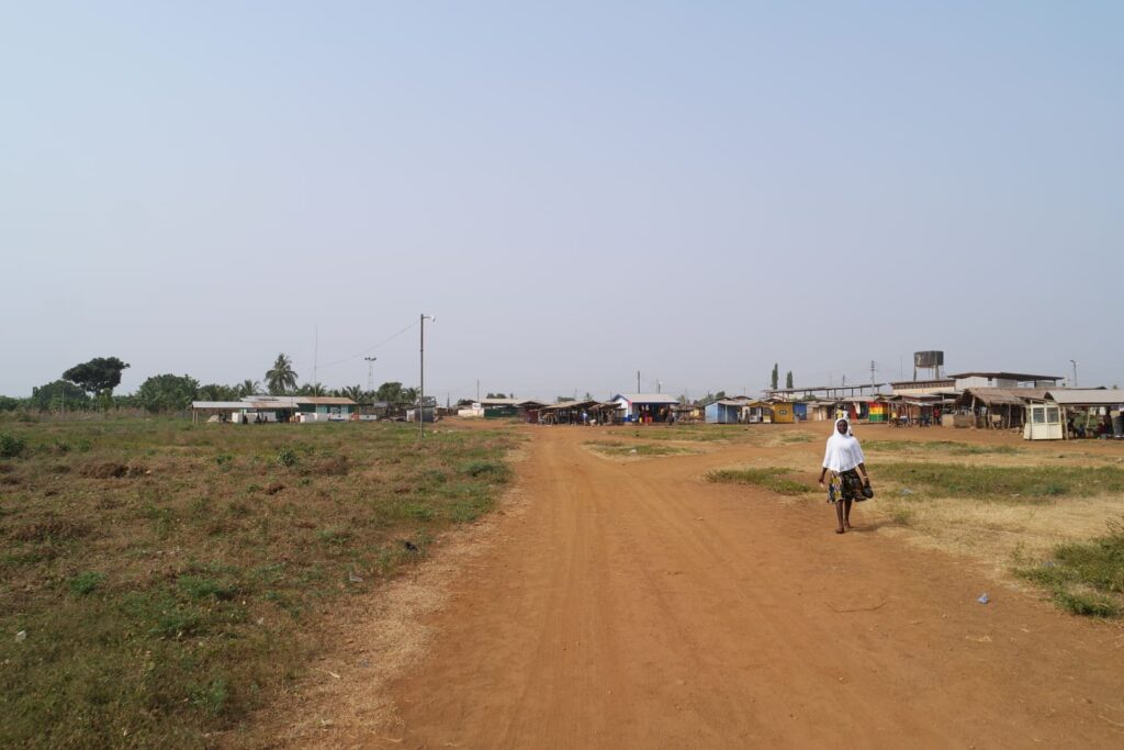 Dorf am Volta-Stausee
