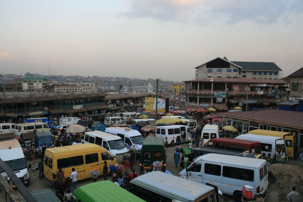 Blick auf den Kejetia Markt