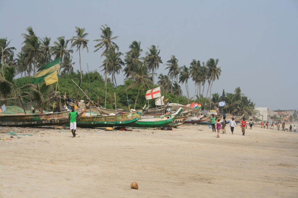 Am Strand von Accra