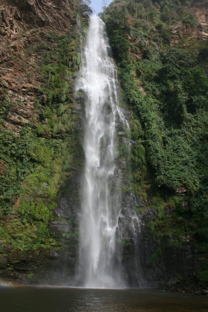 Angekommen am oberen Wli Wasserfall