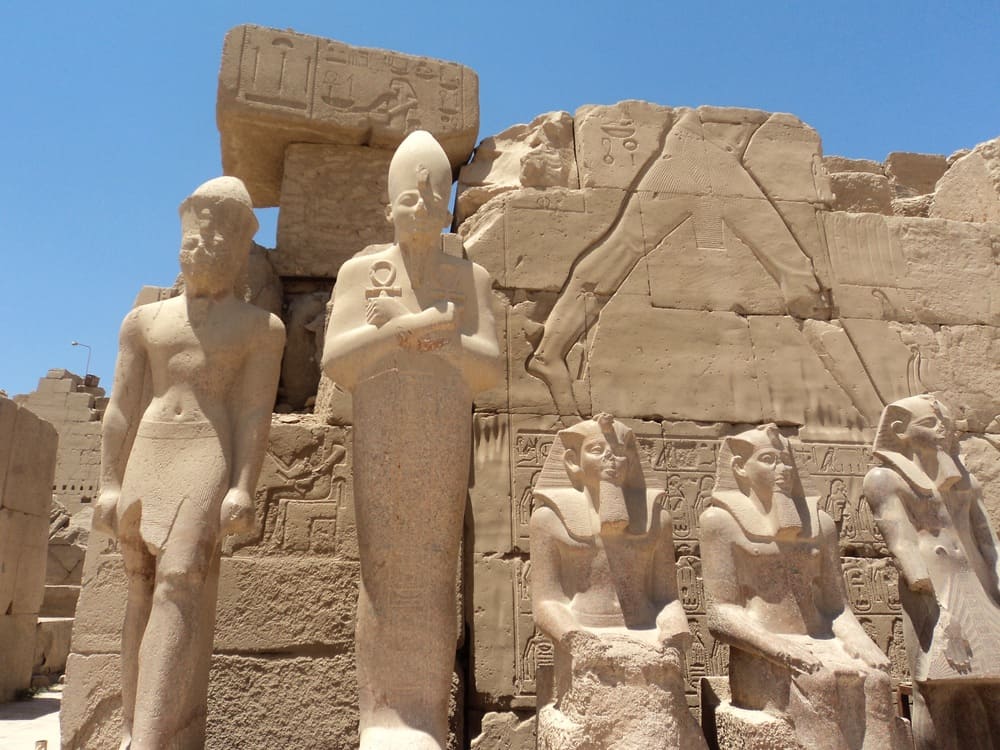 Luxor-Tempel Statuen