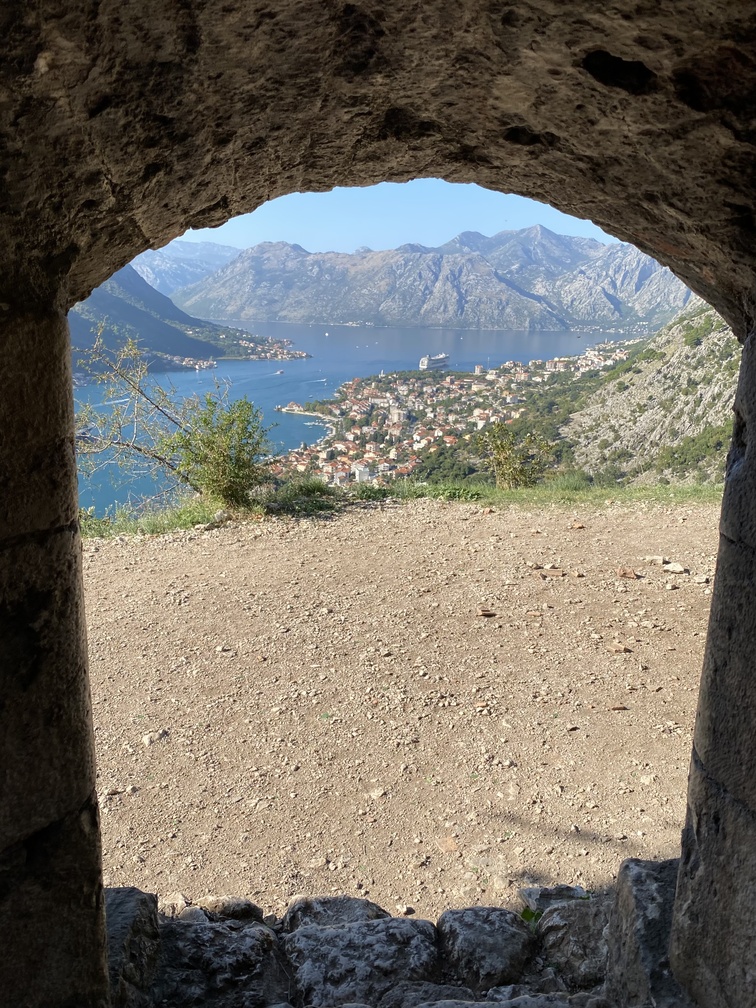 Aussicht auf Kotor von der Festung San Giovanni 