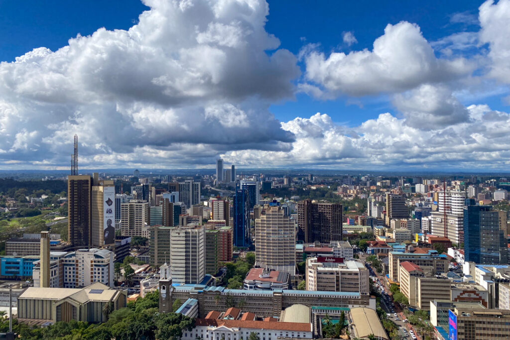 Nairobi erleben - Aussicht vom KICC Tower