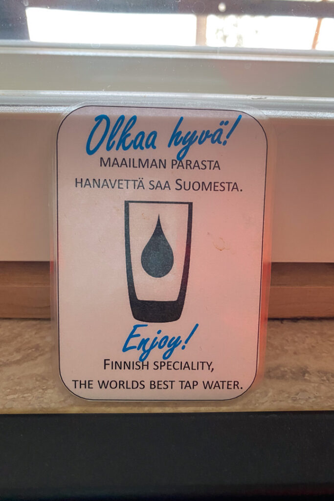 Bestes Trinkwasser in Finnland