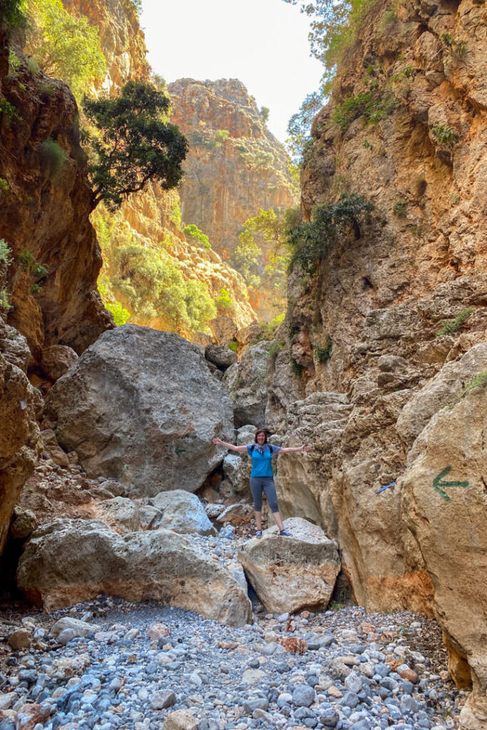 Start Aradena-Schlucht