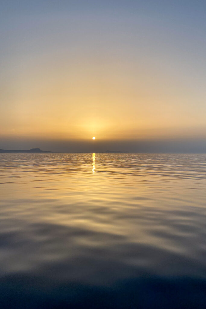 Sonnenuntergang auf Kreta