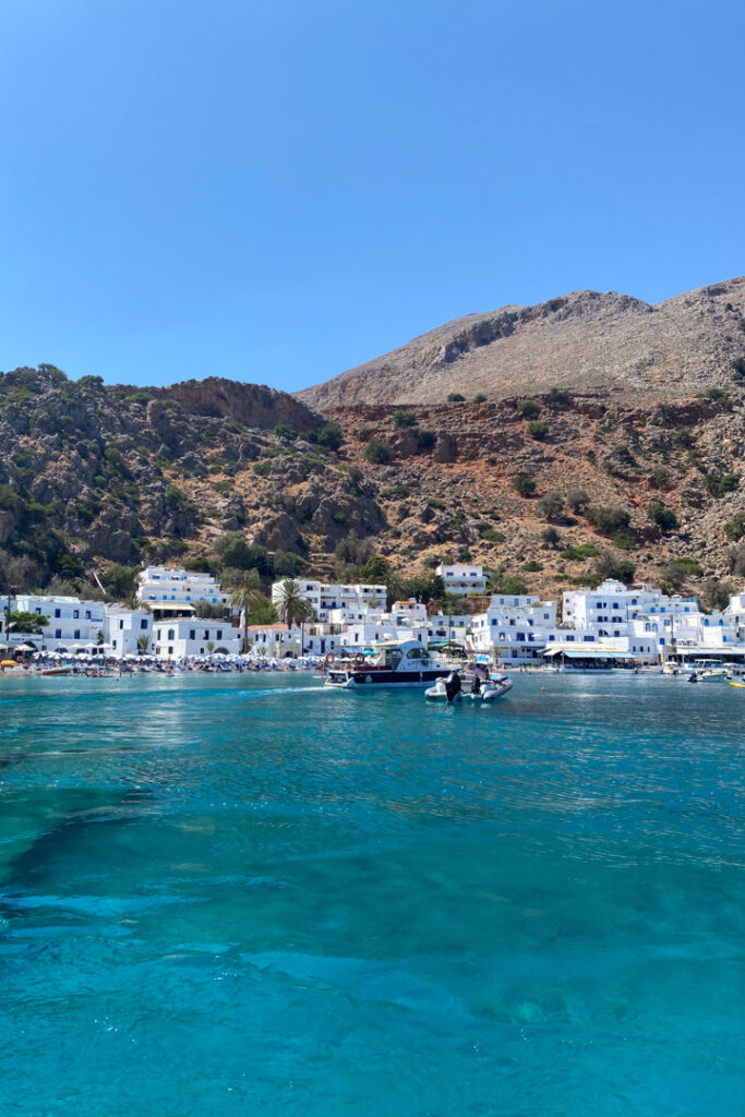 Blick auf Loutro