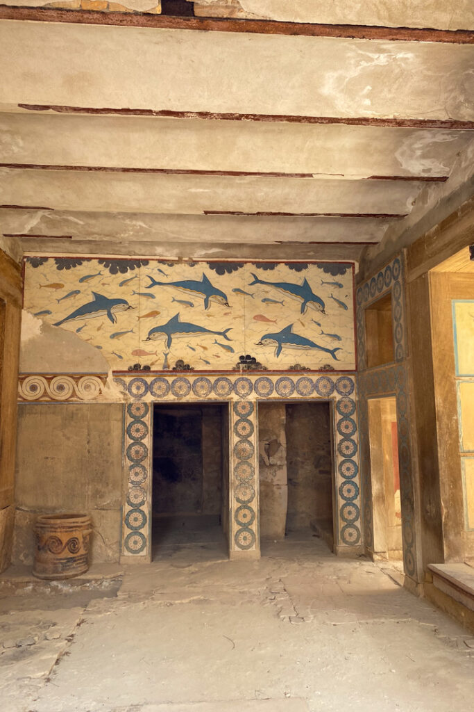 Fresken im Palast von Knossos