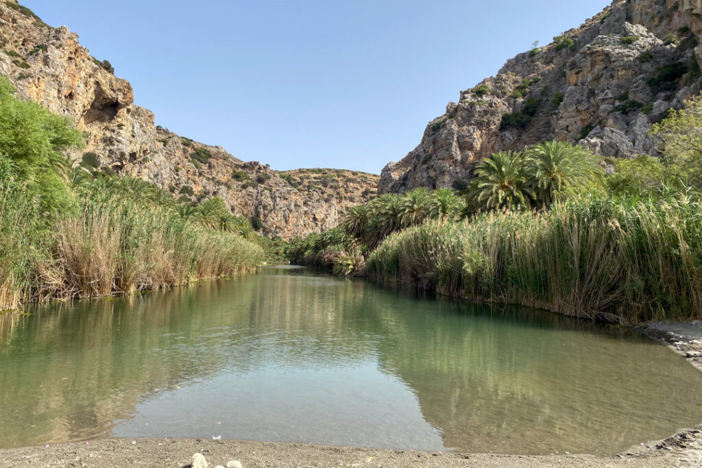 Preveli Palmenstrand Eingang