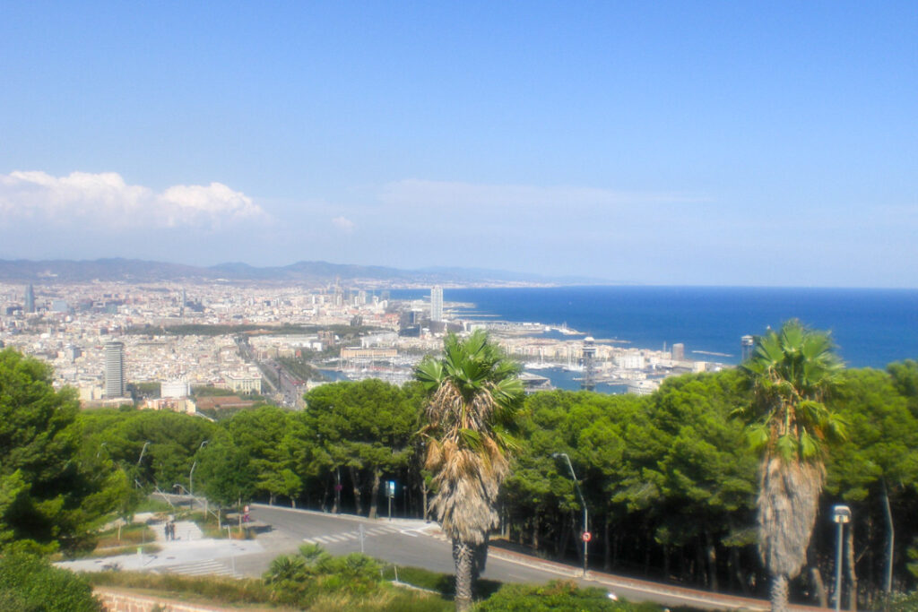 Ausblick vom Montjuïc