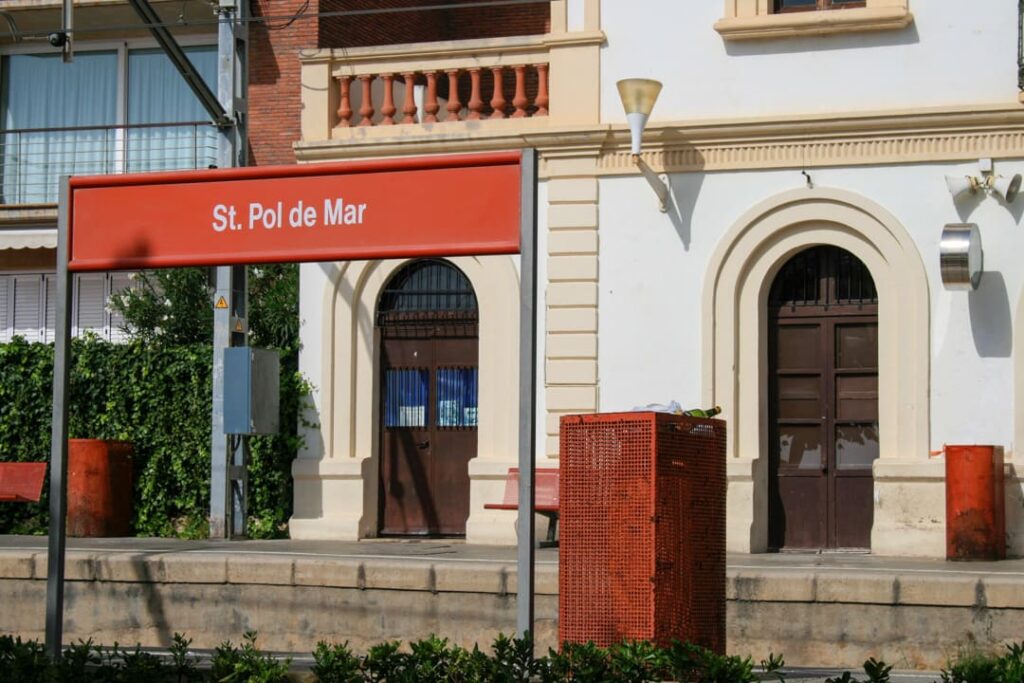 St. Pol de Mar Bahnhof