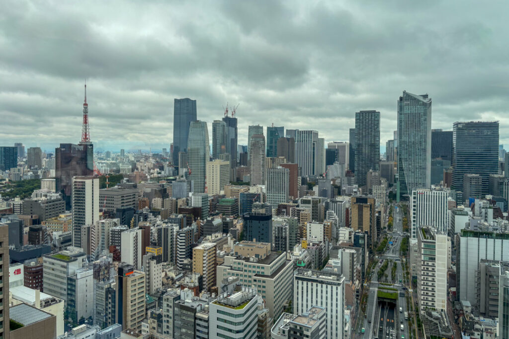 Aussicht vom Park Hotel Tokio