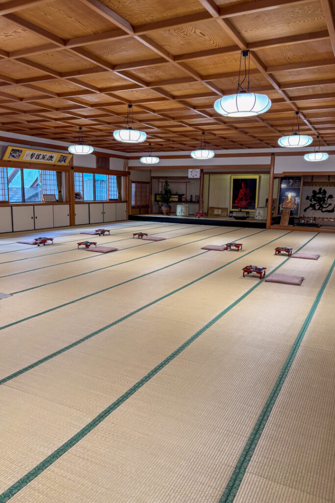 Speisesaal im Shukubo