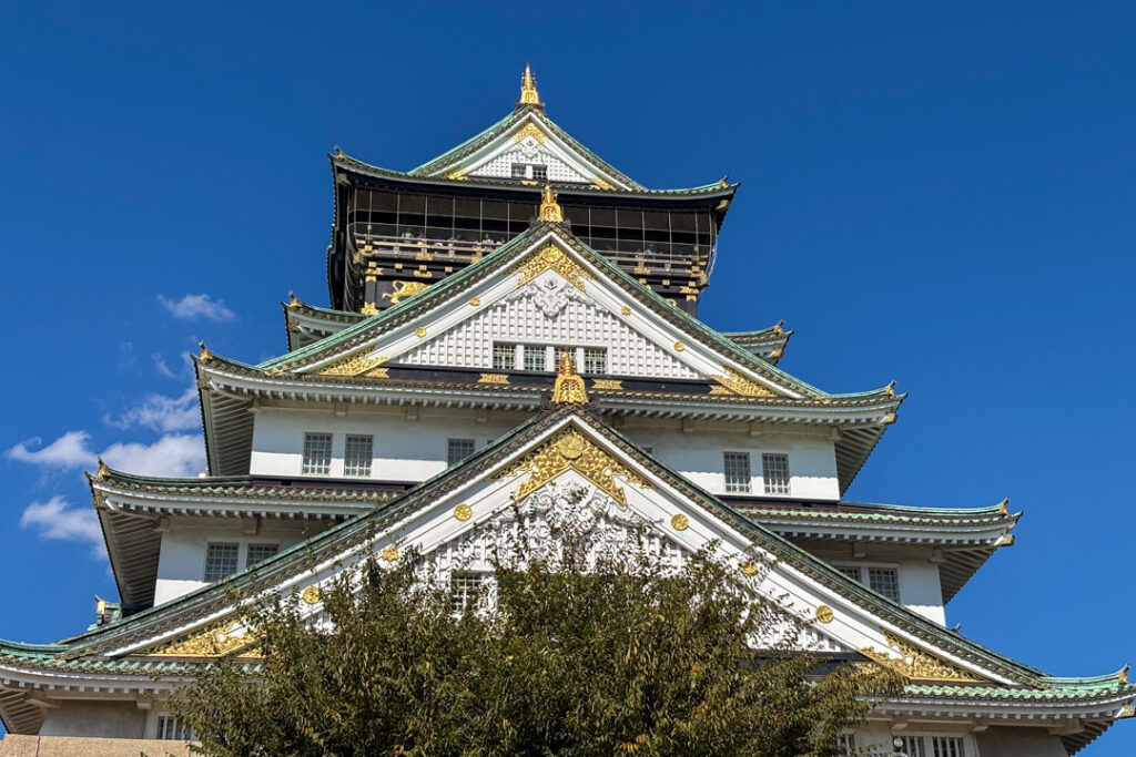 Ansicht auf Osaka Castle