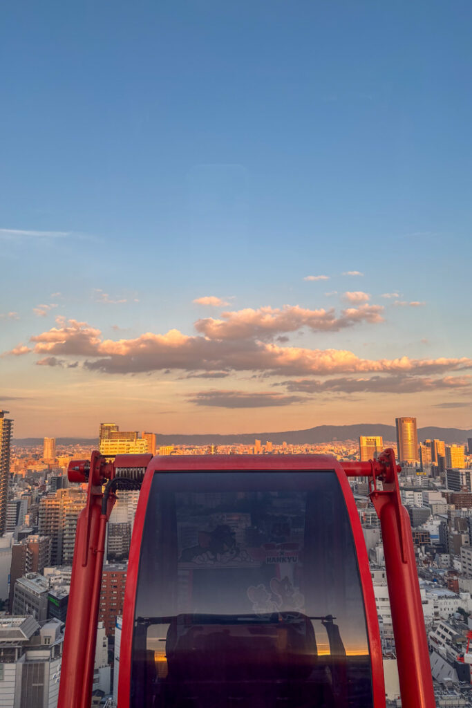 Ausblick vom Hep Five Riesenrad