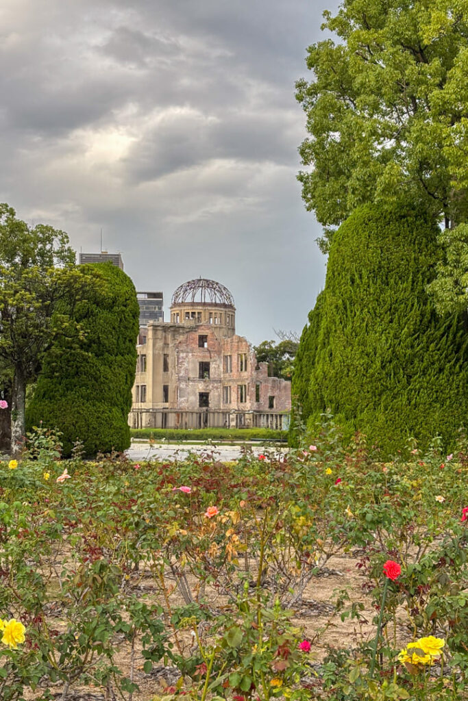 Blick auf die Atombombenkuppel