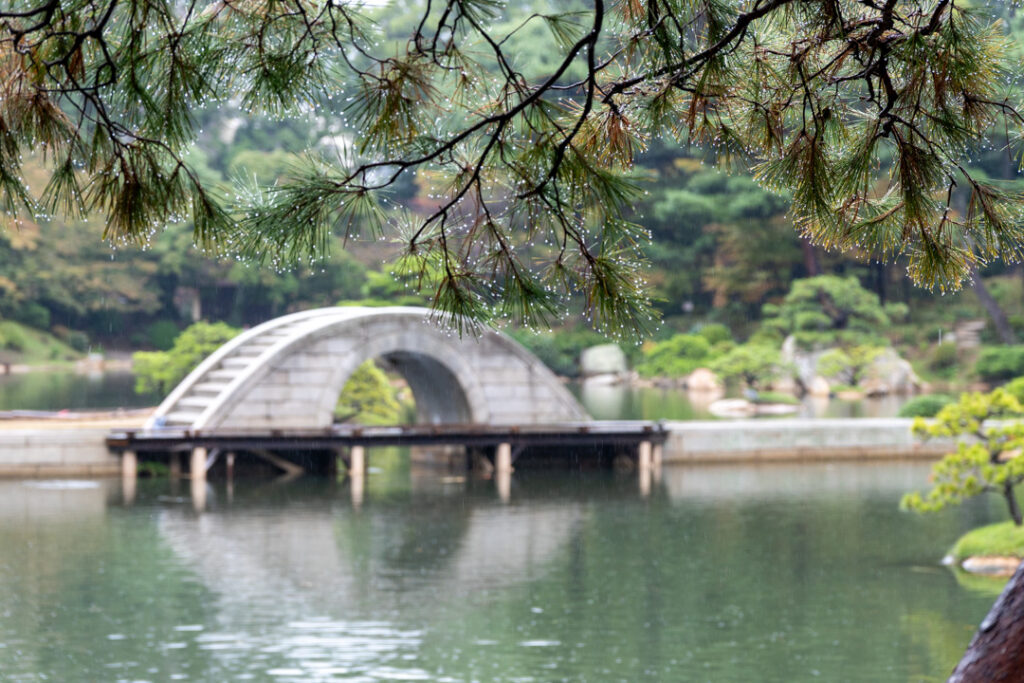 Brücke im Shukkeien Garden