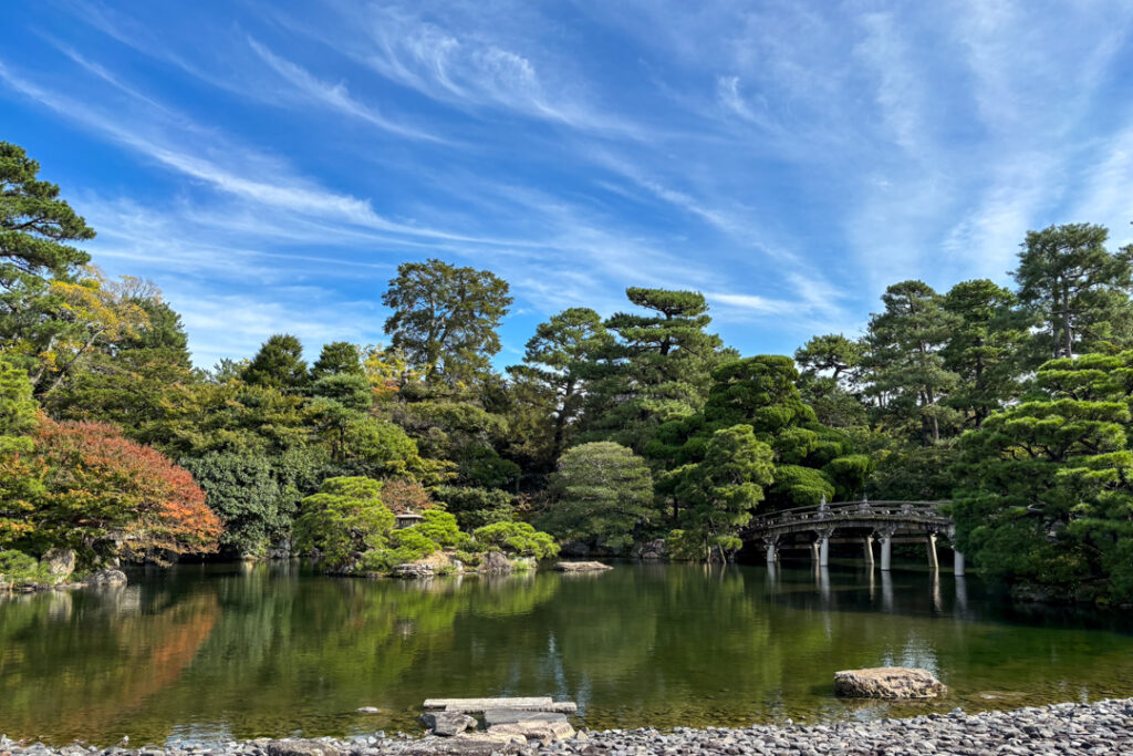 Garten im Sento Palast in Kyoto 