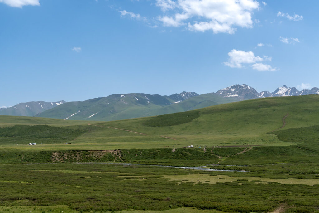 Ein grünes Hochtal