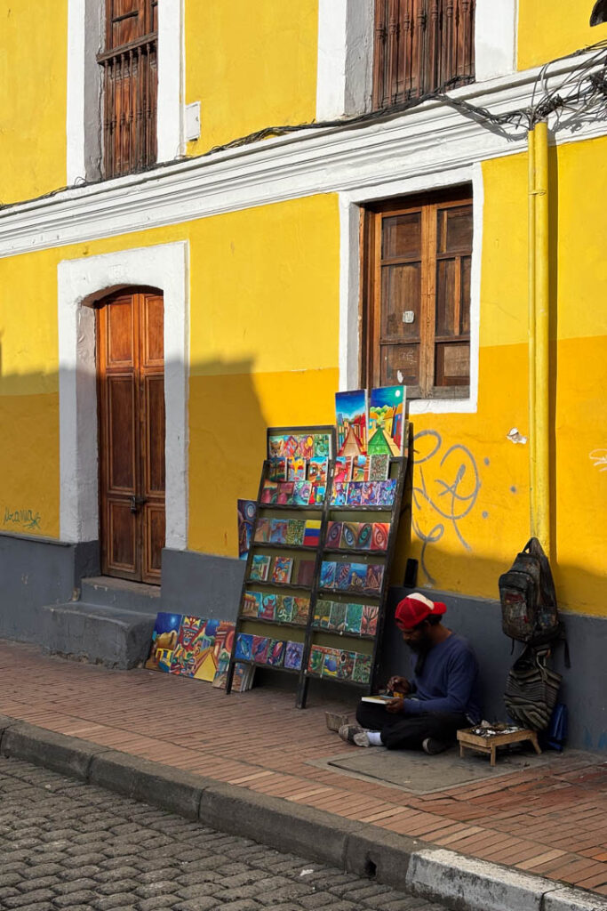 Künstler in Bogota