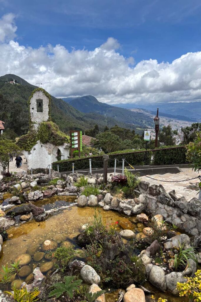 Garten auf dem Monserrate Bogota