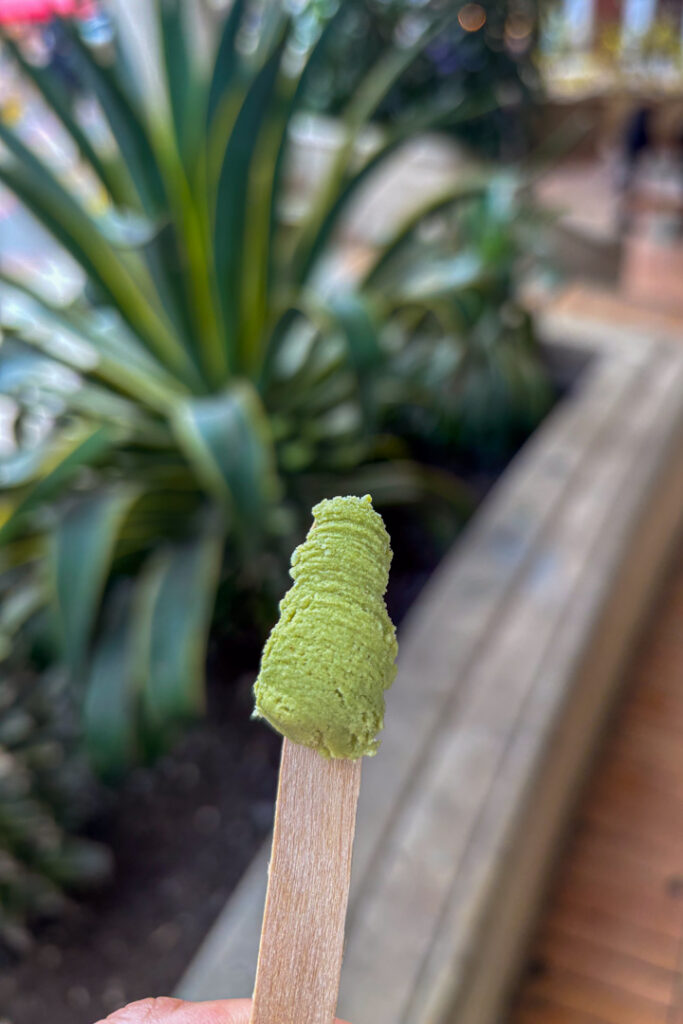 Grünes Mambe-Eis in Bogota