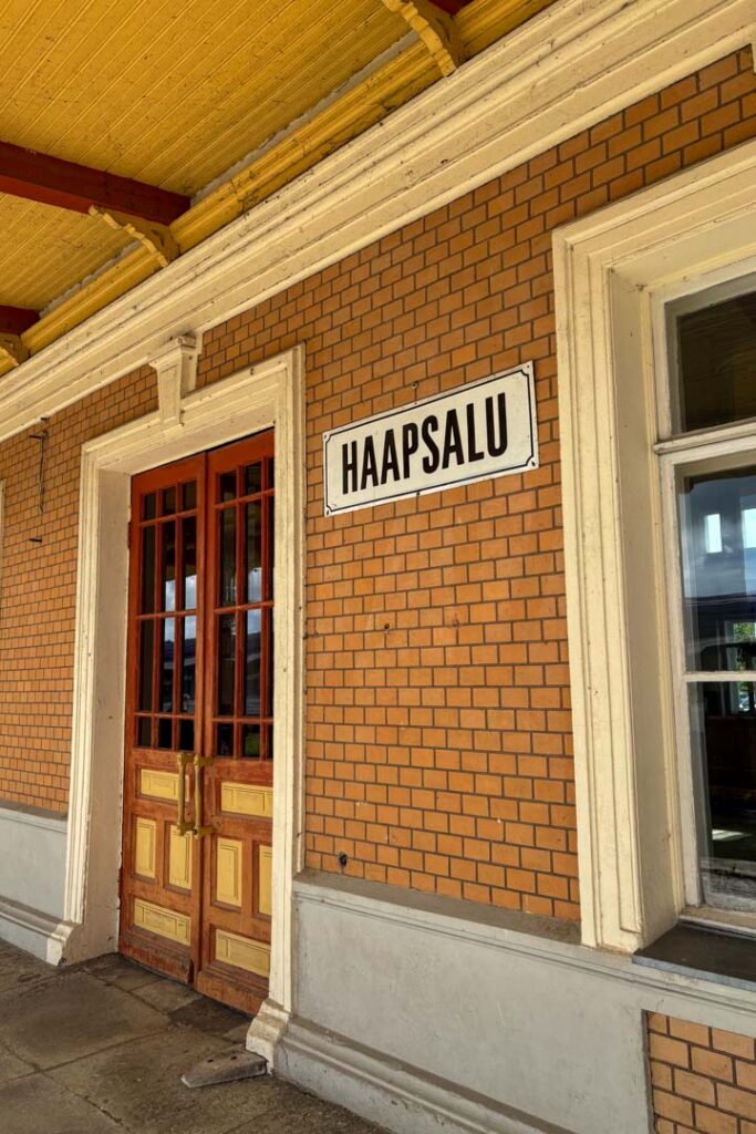 Bahnhof in Haapsalu