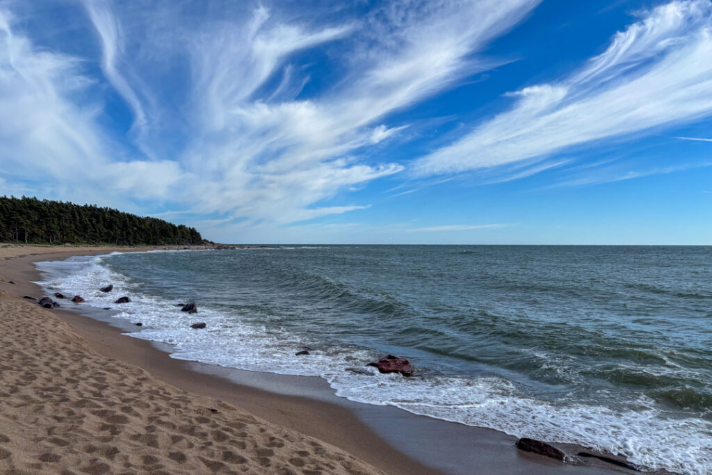 Strand auf der estnischen Insel Hiiumaa