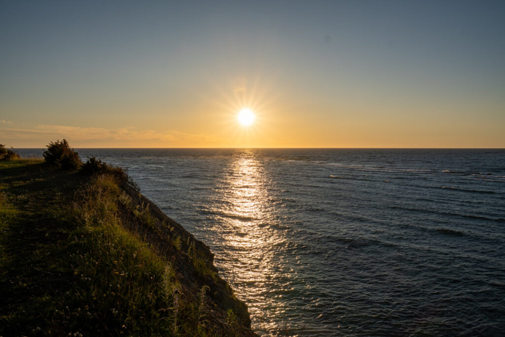 Sonnenuntergang an den Panga Klippen